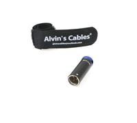 TIANYI-Low-Profile Prise d'origine de Connecteur Mini XLR Mâle à 3 Broches pour Câble de Microphone Audio Alvin`s Cables Blue