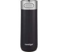 Tianyi-Luxe Autoseal Mug Isotherme, Thermos Café, Mug En Acier Inoxydable Avec Isolation Thermalock, Bouteille Isotherme, Tasse À Café Avec Couvercle Sans Bpa Facile À Nettoyery, Licorice, 470 Ml