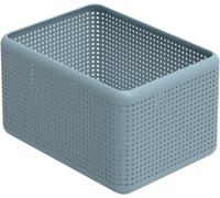 Tianyi-Madei Boîte De Rangement 13l, Plastique (Pp) Sans Bpa, Bleu, 13l (32.6 X 23.8 X 18.8 Cm)