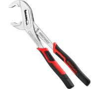 TIANYI-MAXPOWER Pince de pompe à eau 250 mm Pince à joint coulissant Pince à rainure et languette Pince de plomberie multi-grip pour serrer et desserrer les écrous, les boulons, les tuyaux