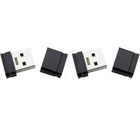 TIANYI-Micro Line Lecteur USB Flash 4 Go USB Type-A 2.0 Noir (Lot de 2)