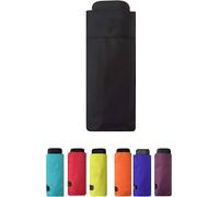 Tianyi-Mini Parapluie Pliant Compact En Tissu Recyclé - Taille Poche 18cm, Objet Écologique, Résistant Au Vent, 200g Ultra Léger, Manuel, Parapluie De Voyage, Parapluie Mixte, Couleur Noir
