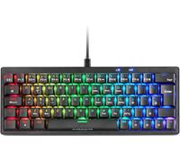 TIANYI-MKMINIPRO Teclado Mecánico RGB 60% Switch Silencioso Negro