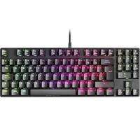 TIANYI-MKREVOPROBES Noir, Clavier H-Mech RGB, TKL et Pavé Numérique de Taille Compacte, Switch OUTEMU Pro Bleu, Langue Espagnole