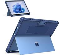 TIANYI-Moko Coque Compatible avec Microsoft Surface Pro 11, Surface Pro 10, Surface Pro 9 13"", Coque de Protection Robuste Tout-en-Un avec dragonne, Compatible avec Clavier Type Cover - Bleu