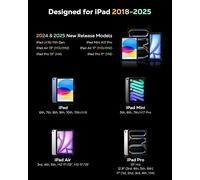 Tianyi-Moko Pencil Pour Ipad (A16) 11e 10e 9e Gen, Stylet Pour 2018-2025 Apple Ipad 11-6, Mini 7-5, Air M3/M2 11""/13""/5/4/3, Pro M4 13""/12,9""/11"" Sensibilité À L'inclinaison,Chargement Rapide Usb
