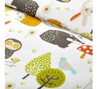 Tianyi-- Motif Animaux De La Forêt - Créatures Des Bois - Paire De Taies D`Oreiller (Extra) - 50cm X 75cm