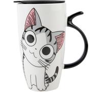 Tianyi-Mug Geant Cute Cat - Design Chat Kawaii - 600 Ml \U2026