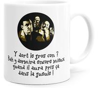 Tianyi-Mug Humour Audiard. Tontons Flingueurs Y Dort Tasse Message Drôle Cinéma Citation Culte. Idée Cadeau Original Film Pour Ami Couple Collègue Frère Père Mère Pour Anniversaire Noël.
