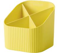 Tianyi-Mutlipot Re-X-Loop - Dites Oui Au 100% Recyclé, Design Moderne Et Jeune, Pour Toutes Les Petites Fournitures De Bureau, Jaune, 17238-915