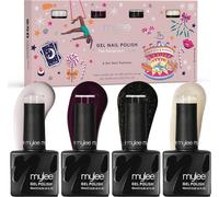 Tianyi-Mylee Set De Vernis À Ongles Gel Semi-Permanent 4x10ml [The Fairground] - Uv/Led Nail Art Manucure Et Pédicure, Usage Professionnel Et Domestique [Noël 2023] - Durable Et Facile À Appliquer