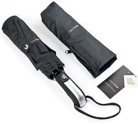 Tianyi-NexTrip Parapluie Résistant À La Tempête - Poche Avec Bouton Automatique - Petit Et Léger Pour Homme Et Femme - Noir, 95 Cm