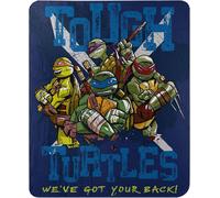 Tianyi-Nickelodeon Teenage Mutant Ninja Turtles, Tough Turtles Blues Couverture Polaire Multicolore 114,3 X 152,4 Cm