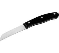 Tianyi-Nirosta 43805 Couteau Éplucheur, Couteau De Cuisine, Acier Inoxydable, Noir, 20 Cm