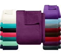 Tianyi-Npluseins 1523.2204 Couverture Douillette En Polaire Coral Violet 150 X 200 Cm