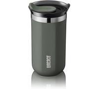 Tianyi-Octaroma Lungo Mug Isotherme Café, 10 Fl Oz(300ml), Mug De Voyage En Acier Inoxydable À Double Paroi Avec Couvercle À Boire, Gris