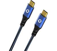 TIANYI-Oehlbach d1 C9320 USB Plus USB-C vers USB-C (Type 3.1) 0.50 m Schwarz/Blau