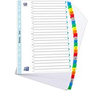Tianyi-Oxford Intercalaires Alphabétiques A4 26 Positions Carte Epaisseur 170g Blanc