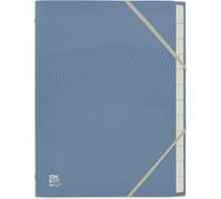 Tianyi-Oxford Trieur Standard 12 Compartiments A4 Osmose Recyc+ Couverture Polypro Recyclé Coloris Assortis