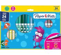 Tianyi-Paper Mate Stylos-Feutres De Couleur Pour Enfants Encre Lavable Assortiment De Couleurs 24 Feutres