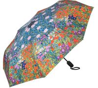 Tianyi-Parapluie De Poche Gustav Klimt Jardin De Ferme Art Résistant Au Vent Ouverture-Fermeture Automatique Stable Léger Compact