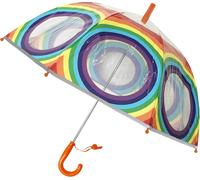 Tianyi-Parapluie Enfant - Long Transparent En Forme De Cloche - Bord Fluorescent