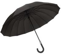 Tianyi-Parapluie Homme Long Noir Automatique - Solide - 16 Baleines Fibre - Anti-Vent Xxl