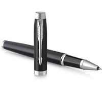 Tianyi-Parker Im Stylo Roller Noir Mat Avec Finitions Chrome Pointe Fine Encre Noire Coffret Cadeau