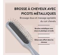 Tianyi-Parsa Beauty Brosse Cheveux Unicolor Avec Picots Métalliques ¿ Massage Du Cuir Chevelu Agréable ¿ Brosse A Cheveux Pour Un Démêlage Et Un Coiffage En Douceur