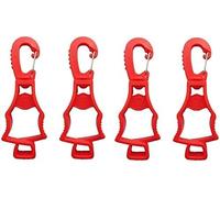 Tianyi-Patented Glove Clips, Work Gloves Grabber Holder Clip To Pants, 4 Pieces Red