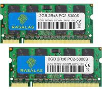TIANYI-PC2-5300 DDR2 667 4GB Kit (2x2GB) 1.8V CL5 RAM Memory Modules for Intel, Mac, AMD System Notebook Laptop