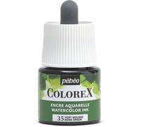 Tianyi-Pébéo - Encre Colorex 45 Ml Vert Mousse - Colorex Encre Aquarelle Pébéo - Encre Verte Rendu Velouté - Encre Dessin Multi-Outil Tous Supports - 45 Ml - Vert Mousse, (Watercolor)