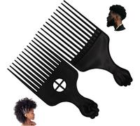 Tianyi-Peigne Professionnel Pour Démêler Les Cheveux Afro, Peigne Pour Tresser Les Cheveux Afro, Pour Perruques, Cheveux Naturels, Épais, Bouclés, Longs Et Courts, Hommes Et Femmes, Outils De Coiffur