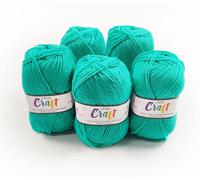 Tianyi-, Pelotes De Laine Craft - Fabriquées En Italie - Disponible En Différentes Couleurs Pour Aguilles À Tricoter N 3.5 Et 4-50 G 133 M - Fait À La Main, Fils, Laine