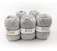 Tianyi-, Pelotes De Laine Craft - Fabriquées En Italie - Disponible En Différentes Couleurs Pour Aguilles À Tricoter N 3.5 Et 4-50 G 133 M - Fait À La Main, Fils, Laine