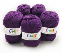 Tianyi-, Pelotes De Laine Craft - Fabriquées En Italie - Disponible En Différentes Couleurs Pour Aguilles À Tricoter N 3.5 Et 4-50 G 133 M - Fait À La Main, Fils, Laine