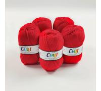Tianyi-, Pelotes De Laine Craft - Fabriquées En Italie - Disponible En Différentes Couleurs Pour Aguilles À Tricoter N 3.5 Et 4-50 G 133 M - Fait À La Main, Fils, Laine