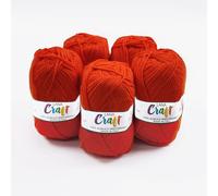 Tianyi-, Pelotes De Laine Craft - Fabriquées En Italie - Disponible En Différentes Couleurs Pour Aguilles À Tricoter N 3.5 Et 4-50 G 133 M - Fait À La Main, Fils, Laine