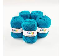 Tianyi-, Pelotes De Laine Craft - Fabriquées En Italie - Disponible En Différentes Couleurs Pour Aguilles À Tricoter N 3.5 Et 4-50 G 133 M - Fait À La Main, Fils, Laine