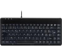 TIANYI-Perixx PERIBOARD-409U, Mini Clavier Filaire pour Windows, USB, Noir, AZERTY