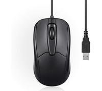 TIANYI-Perixx PERIMICE-209 Souris Optique Filaire - USB - 1000 PPP - 3 Bouton - 1.8m Câble - Noir