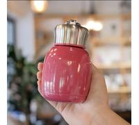Tianyi-Petite Bouteille Isotherme En Acier Inoxydable Pour Café, Jus, Lait, Eau Chaude Et Froide, Pour Voyage Et Maison, 200 Ml (Rouge)