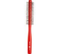 Tianyi-Petite Brosse Coiffante À Tête Radiale. Brosse À Cheveux En Bois Naturel Au Fini Rouge Brillant. Idéal Pour Coiffer Ou Ajouter Du Volume Lors Du Brushing Pour Cheveux Fins Ou Normaux.