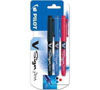 Tianyi-Pilot - Blister 3 V-Sign Pen - Feutre D'écriture - Noir/Bleu/Rouge - Pointe Moyenne