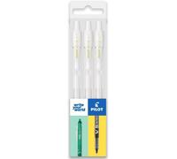 Tianyi-Pilot G-2 Lot De 3 Stylos À Bille Rétractables À Encre Gel ¿ Pointe 0,7 Mm ¿ Oreiller ¿ Encre Blanche Pastel