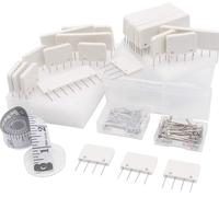 Tianyi-Pin Kit, Knit Blocking Combs - 25 Peignes Pour Bloquer Les Projets De Tricot, De Crochet, De Dentelle Ou D'aiguille - 100 T-Pins - Pour Tricoter Des Tapis De Blocage Crochet,Tricot De Tapis