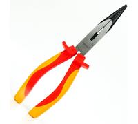 TIANYI-Pince à bec effilé, courbée 8"", INGDAUM®, isolée contre 1000 V pour les électriciens professionnels, les frigoristes et les mécantroniciens (Pince à bec effilé, courbée 8"")