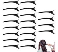 Tianyi-Pince Crocodile Cheveux, Bec De Canard Pinces À Cheveux, 20pcs Plastique Coiffeur Pince, Pinces À Cheveux Professionnelles, Salon Barrettes Pour Femmes Filles Coiffure