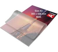 Tianyi-Pochettes De Plastification Matte - Pochette Plastifieuse Matte A3 (303x426mm) - Épaisseur 2x80 (160) Microns, Brillant - Paquet De 100 Pièces- Feuille Plastique - Feuille Plastifieuse A3