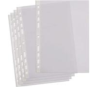 Tianyi-Pochettes Perforées A4, 150 Pochettes En Plastique Transparent, Dos Multiperforé Renforcé, 40 Microns Pour Un Classement Durable